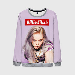 Свитшот мужской Billie Eilish: Bored, цвет: 3D-меланж