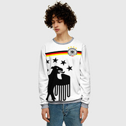 Свитшот мужской Сборная Германии, цвет: 3D-меланж — фото 2