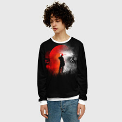 Свитшот мужской Лед и огонь Ice and Fire, цвет: 3D-белый — фото 2