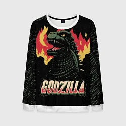 Мужской свитшот Flame Godzilla