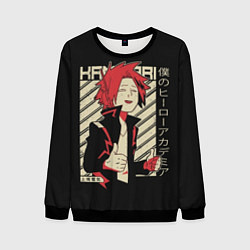 Свитшот мужской Kaminari My hero Academia, цвет: 3D-черный