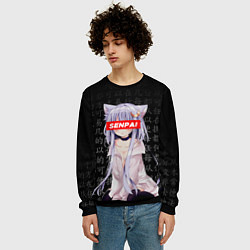 Свитшот мужской SENPAI ANIME, цвет: 3D-черный — фото 2