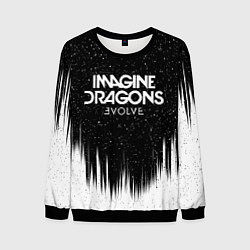 Свитшот мужской IMAGINE DRAGONS, цвет: 3D-черный