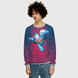 Свитшот мужской Superman, цвет: 3D-меланж — фото 2