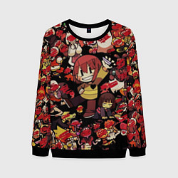 Свитшот мужской UNDERTALE CHARA, цвет: 3D-черный