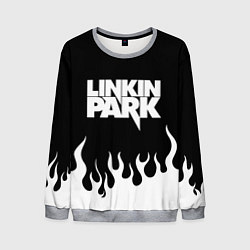 Мужской свитшот Linkin Park: Black Flame