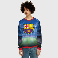 Свитшот мужской FC Barcelona, цвет: 3D-красный — фото 2