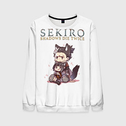 Свитшот мужской Sekiro:Shadows Die Twice, цвет: 3D-белый