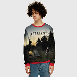 Свитшот мужской СТАЛКЕР 1, цвет: 3D-красный — фото 2