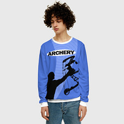 Свитшот мужской Archery, цвет: 3D-белый — фото 2