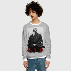 Свитшот мужской Морихэй Уэсиба, цвет: 3D-белый — фото 2