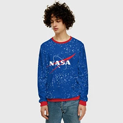 Свитшот мужской NASA, цвет: 3D-красный — фото 2