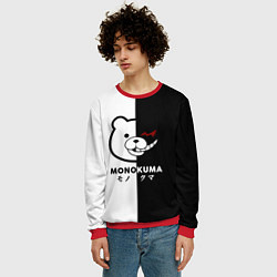 Свитшот мужской Monokuma, цвет: 3D-красный — фото 2