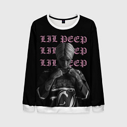 Свитшот мужской LiL PEEP, цвет: 3D-белый