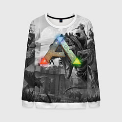 Свитшот мужской Ark Survival Evolved, цвет: 3D-белый