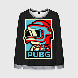 Свитшот мужской PUBG, цвет: 3D-меланж