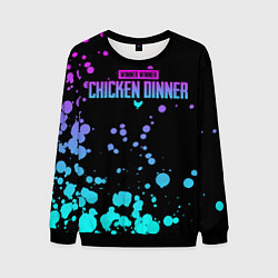 Свитшот мужской Chicken Dinner, цвет: 3D-черный