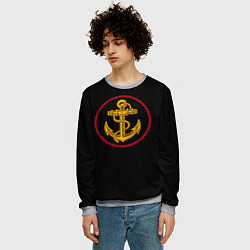 Свитшот мужской ВМФ, цвет: 3D-меланж — фото 2