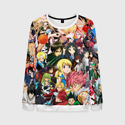 Мужской свитшот Аниме коллаж