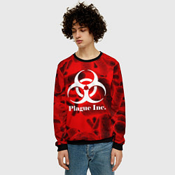 Свитшот мужской PLAGUE INC, цвет: 3D-черный — фото 2