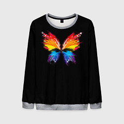 Свитшот мужской Бабочка, цвет: 3D-меланж