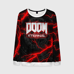 Свитшот мужской DOOM ETERNAL, цвет: 3D-белый