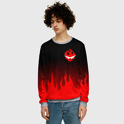 Свитшот мужской GURREN LAGANN, цвет: 3D-меланж — фото 2