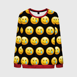 Свитшот мужской New Emoji, цвет: 3D-красный