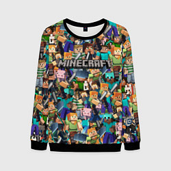 Мужской свитшот MINECRAFT ПЕРСОНАЖИ
