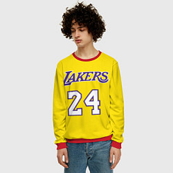 Свитшот мужской Kobe Bryant 24, цвет: 3D-красный — фото 2