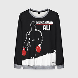 Свитшот мужской Muhammad Ali, цвет: 3D-меланж