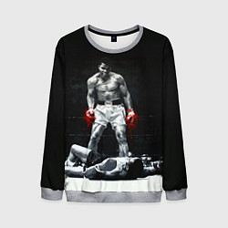 Свитшот мужской Muhammad Ali, цвет: 3D-меланж