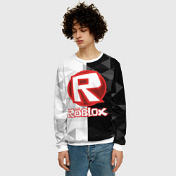 Свитшот мужской ROBLOX, цвет: 3D-белый — фото 2