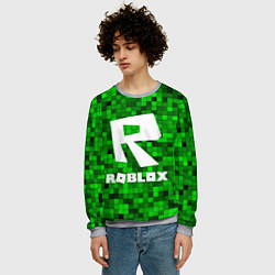 Свитшот мужской Roblox, цвет: 3D-меланж — фото 2