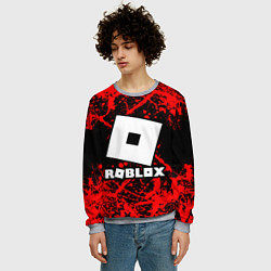 Свитшот мужской Roblox, цвет: 3D-меланж — фото 2