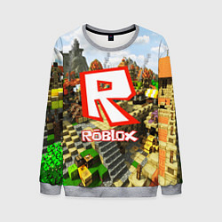 Свитшот мужской ROBLOX, цвет: 3D-меланж