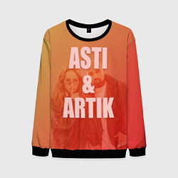 Свитшот мужской Artik & Asti, цвет: 3D-черный