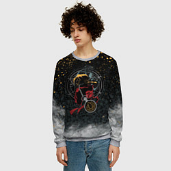 Свитшот мужской Стальной алхимик, цвет: 3D-меланж — фото 2