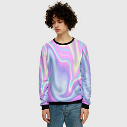 Свитшот мужской Vaporwave, цвет: 3D-черный — фото 2