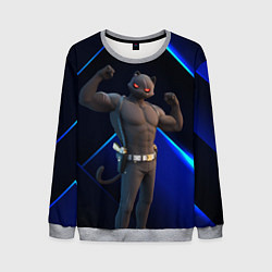Свитшот мужской Fortnite Meowscles Shadow, цвет: 3D-меланж