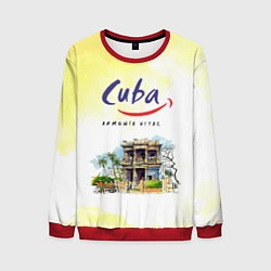 Свитшот мужской Куба, цвет: 3D-красный