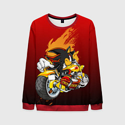 Свитшот мужской Ёж Шедоу, цвет: 3D-красный