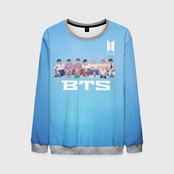 Свитшот мужской BTS, цвет: 3D-меланж