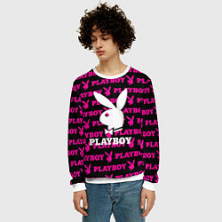 Свитшот мужской PLAYBOY, цвет: 3D-белый — фото 2