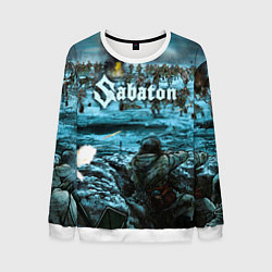 Свитшот мужской Sabaton, цвет: 3D-белый