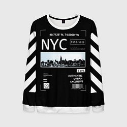 Свитшот мужской Off-White: NYC, цвет: 3D-белый