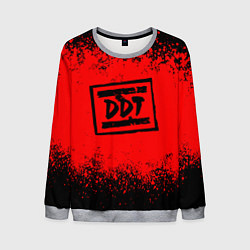 Свитшот мужской ДДТ Лого, цвет: 3D-меланж