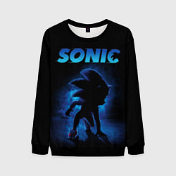 Свитшот мужской Sonic in shadow, цвет: 3D-черный
