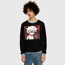 Свитшот мужской Hunter x Hunter Киллуа Killua, цвет: 3D-меланж — фото 2