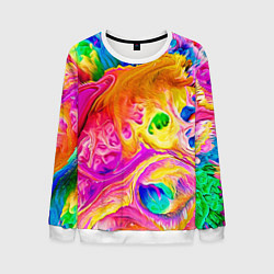 Свитшот мужской TIE DYE, цвет: 3D-белый